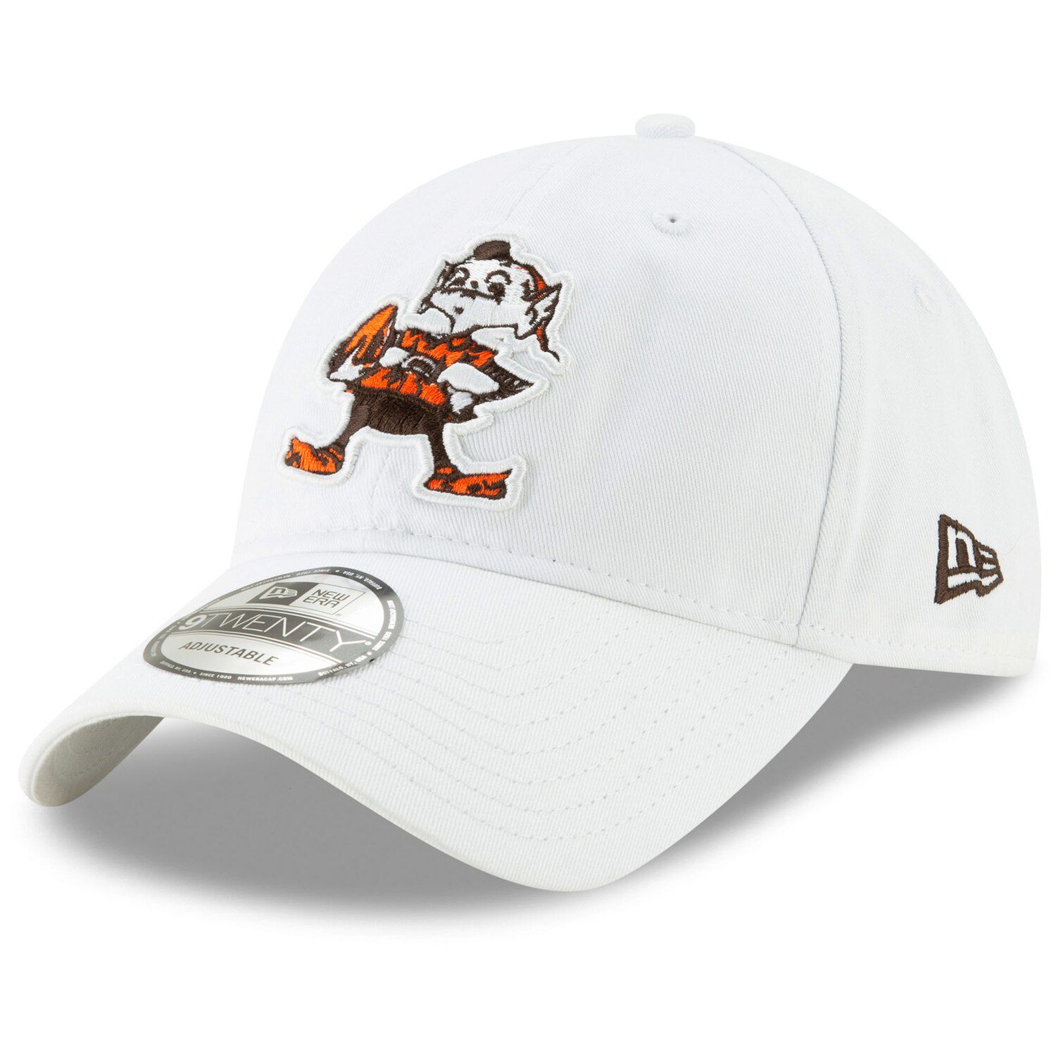 white browns hat