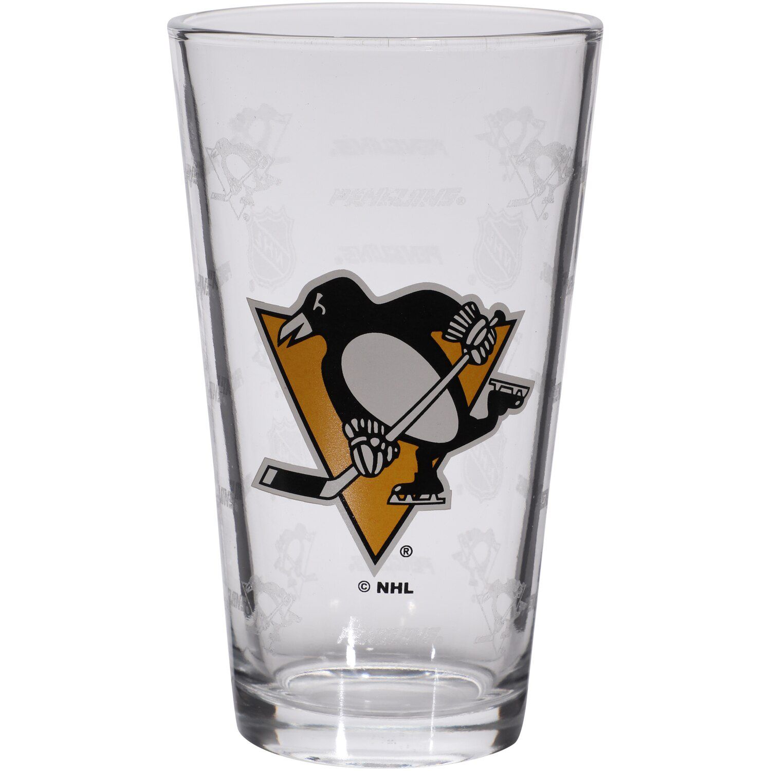 Image for Unbranded Pittsburgh Penguins 16oz. Sandblasted Mixing Glass at Kohl's.