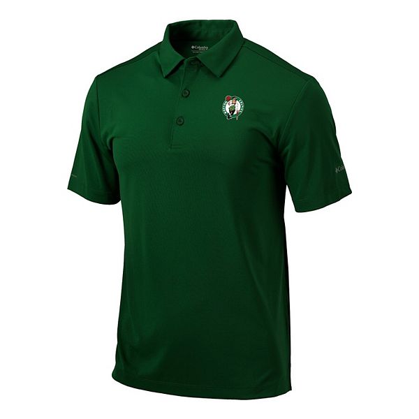 Men's Columbia Kelly Green Boston Celtics Omni-Wick Drive Polo