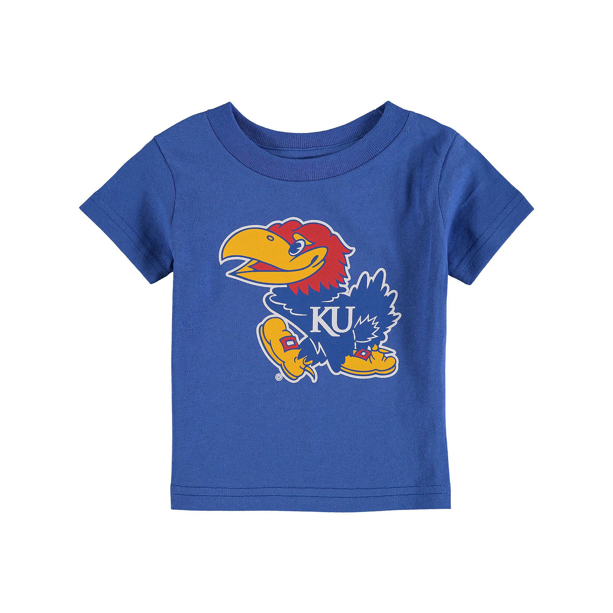Infant Royal Kansas Jayhawks Big Logo T-Shirt, Boys, Size: 6 Months, Blue