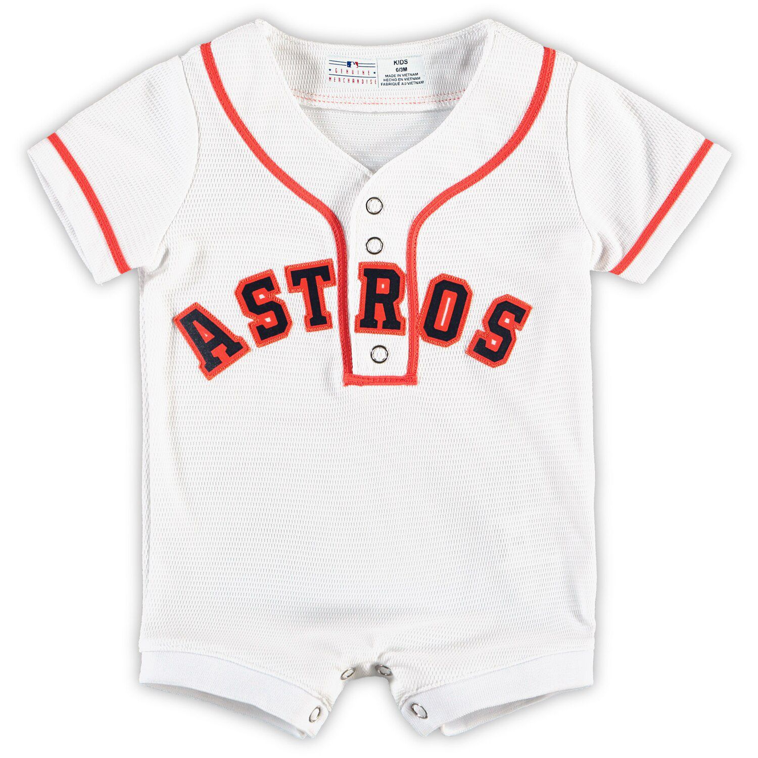 houston astros baby onesie