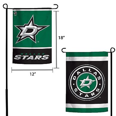 WinCraft Dallas Stars 12" x 18" Double-Sided Logo Garden Flag