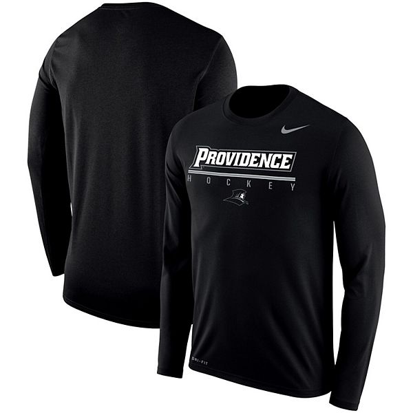 Men's Nike Black Providence Friars Hockey Drop Legend Performance Long ...