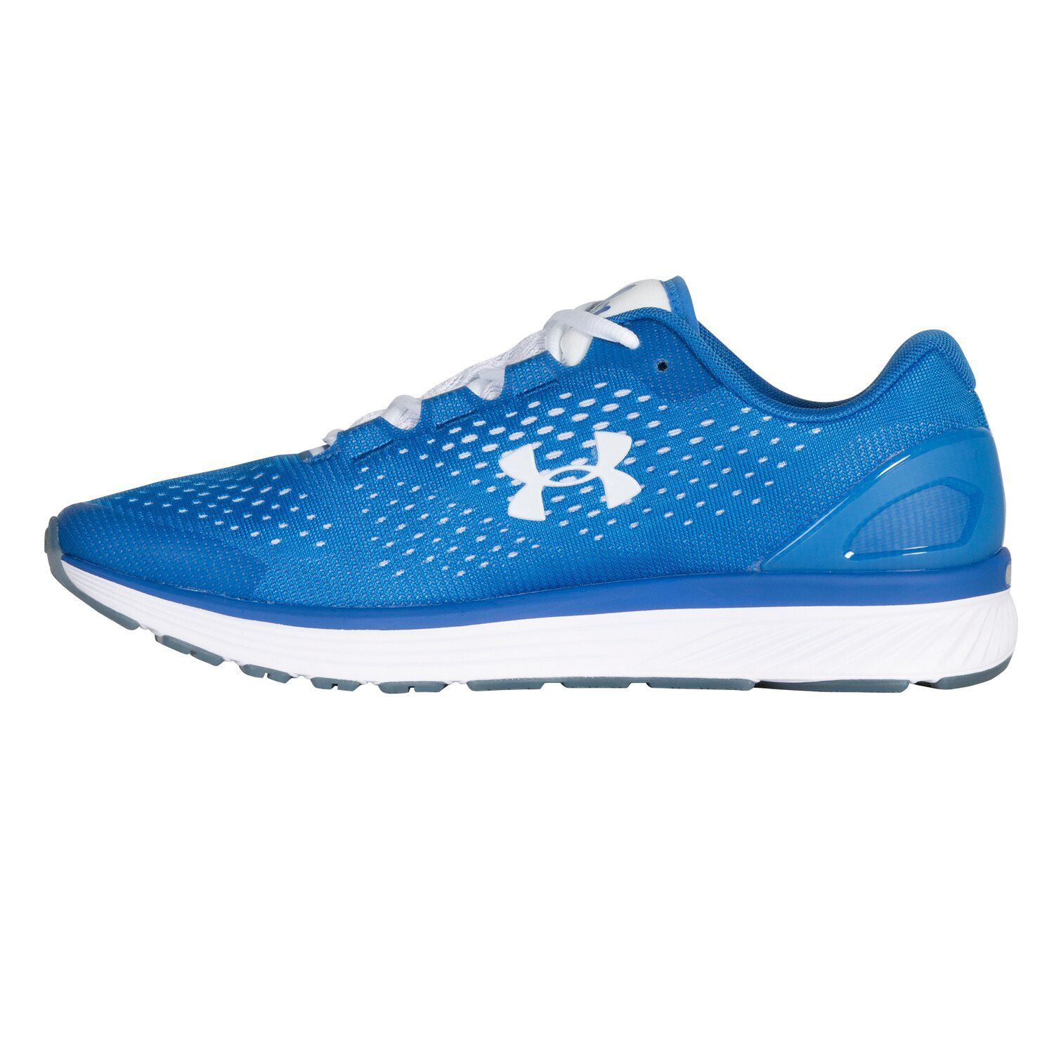 under armour blue and white shoes