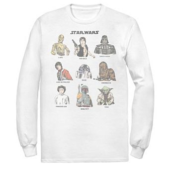 Men's Star Wars Character Cast Tee