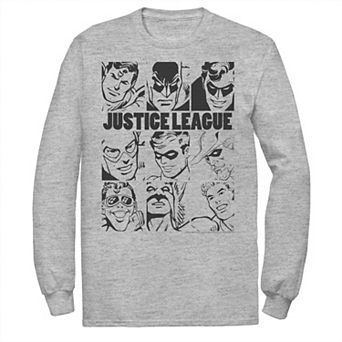 Men's DC Comics Justice League Group Shot Panel Poster Tee