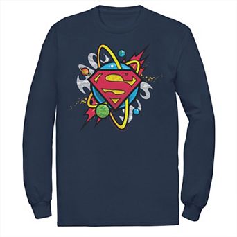 Men's DC Comics Superman Planet Chest Logo Tee