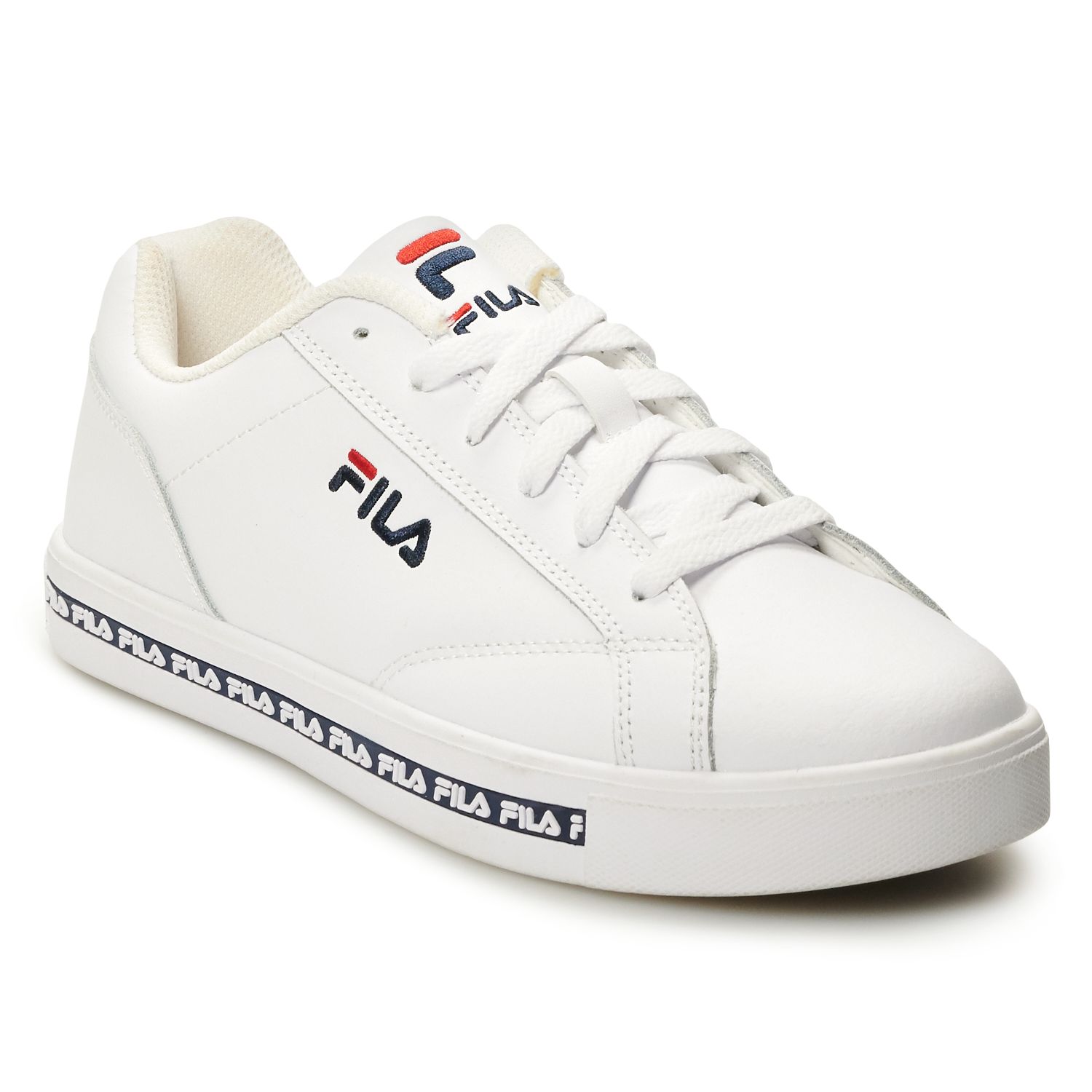 fila ladies leather court shoe