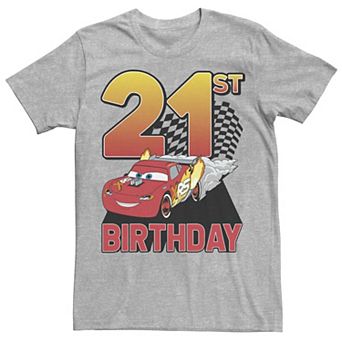 Disney / Pixar's Cars Lightning McQueen Men's 21st Birthday Tee