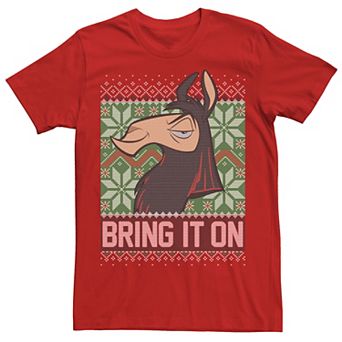 Disney's The Emperor's New Groove Bring It On Christmas Men's Tee