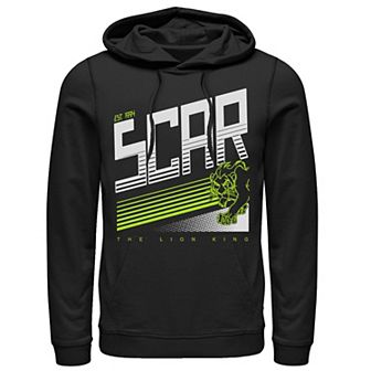Men's Disney's The Lion King Scar Outline Hoodie