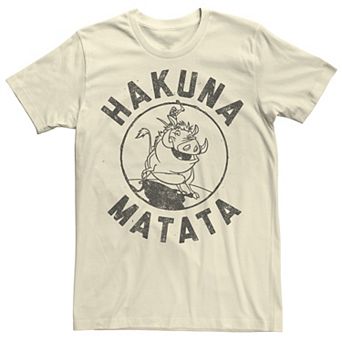 Disney's The Lion King Timon & Pumbaa Hakuna Matata Men's Tee