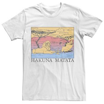 Men's Disney's The Lion King Hakuna Matata Gradient Tee