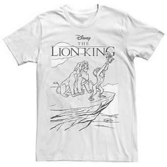 Disney's The Lion King Men's Outline Tee