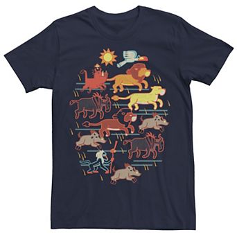 Men's Disney's The Lion King Stampede Cave Painting Tee