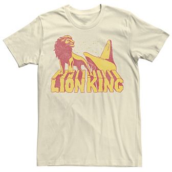 Disney's The Lion King Retro Pride Rock Logo Men's Tee