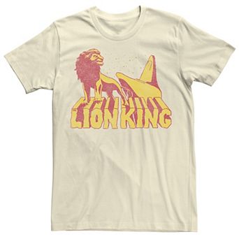Disney's The Lion King Retro Pride Rock Logo Men's Tee