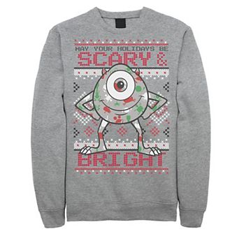 Disney / Pixar's Monsters, Inc. Mike Men's May Your Holidays Be Scary Sweatshirt