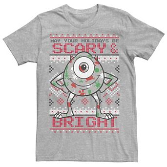 Disney / Pixar's Monsters, Inc. Mike Men's May Your Holidays Be Scary Tee