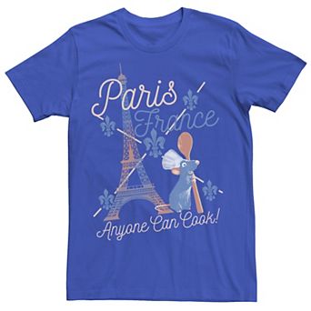 Disney / Pixar's Ratatouille Remy Men's Paris France Tee