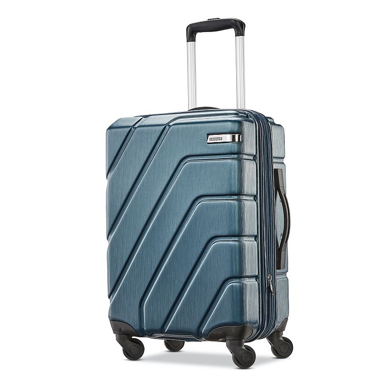 American Tourister Burst Trio Max Hardside Spinner Luggage, Turquoise/Blue,