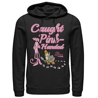 Men's Pink Panther Caught Pink-Handed Graphic Hoodie