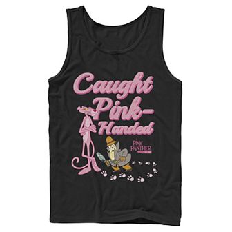 Men's Pink Panther Caught Pink-Handed Tank Top