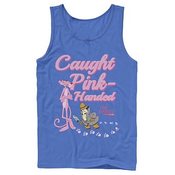 Men's Pink Panther Caught Pink-Handed Tank Top