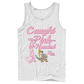 Men's Pink Panther Caught Pink-Handed Tank Top