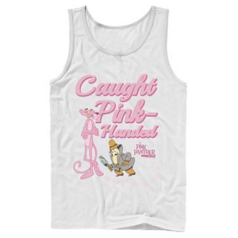 Men's Pink Panther Caught Pink-Handed Tank Top