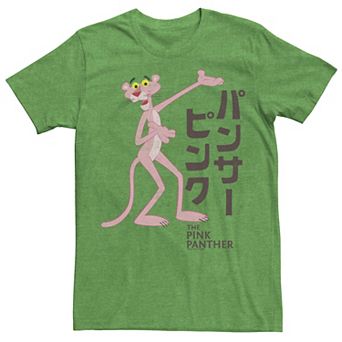 Men's Pink Panther Kanji Portrait Logo Graphic Tee