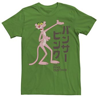 Men's Pink Panther Kanji Portrait Logo Graphic Tee