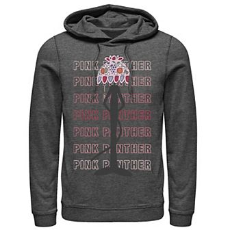 Men's Pink Panther Lampshade Silhouette Graphic Hoodie