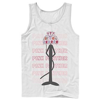 Men's Pink Panther Lampshade Silhouette Tank Top