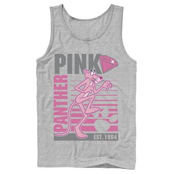 Men's Pink Panther Lined Portrait Tank Top