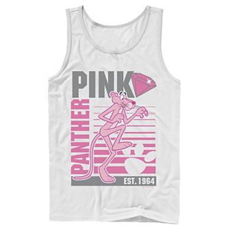 Men's Pink Panther Lined Portrait Tank Top
