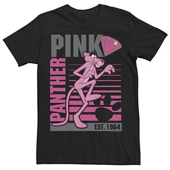 Men's Pink Panther Lined Portrait Tee