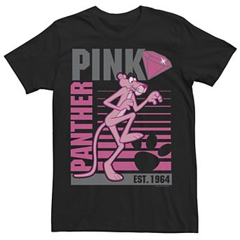 Men's Pink Panther Lined Portrait Tee