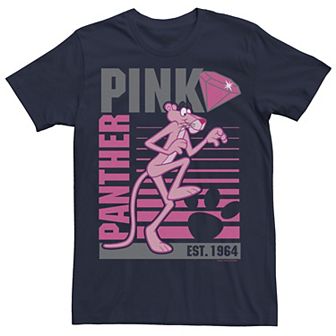 Men's Pink Panther Lined Portrait Tee