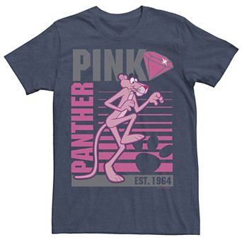 Men's Pink Panther Lined Portrait Tee