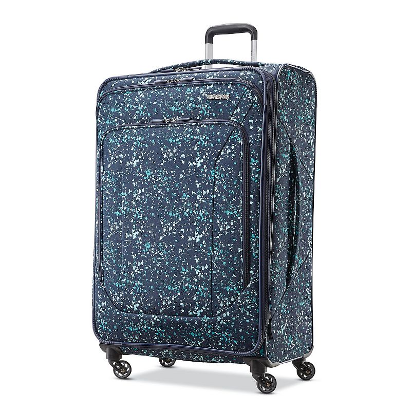 American Tourister Burst Max Trio Softside Spinner Luggage, Multicolor, 25 