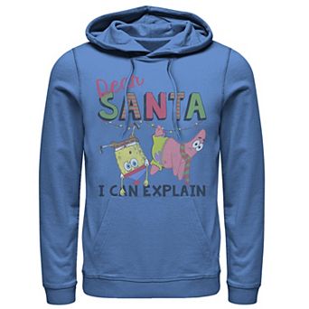 Men's Nickelodeon SpongeBob SquarePants Santa I Can Explain Graphic Hoodie