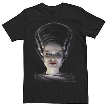 Men's Universal Monsters Bride Of Frankenstein Big Face Graphic Tee