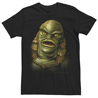 Men's Universal Monsters Creature From The Black Lagoon Big Face Graphic Tee