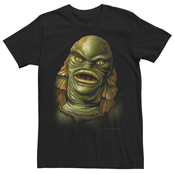 Men's Universal Monsters Creature From The Black Lagoon Big Face ...