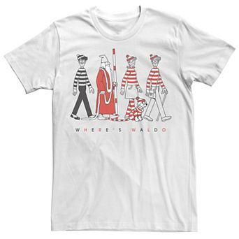 Men's Where's Waldo Group Walk Stripes Tee