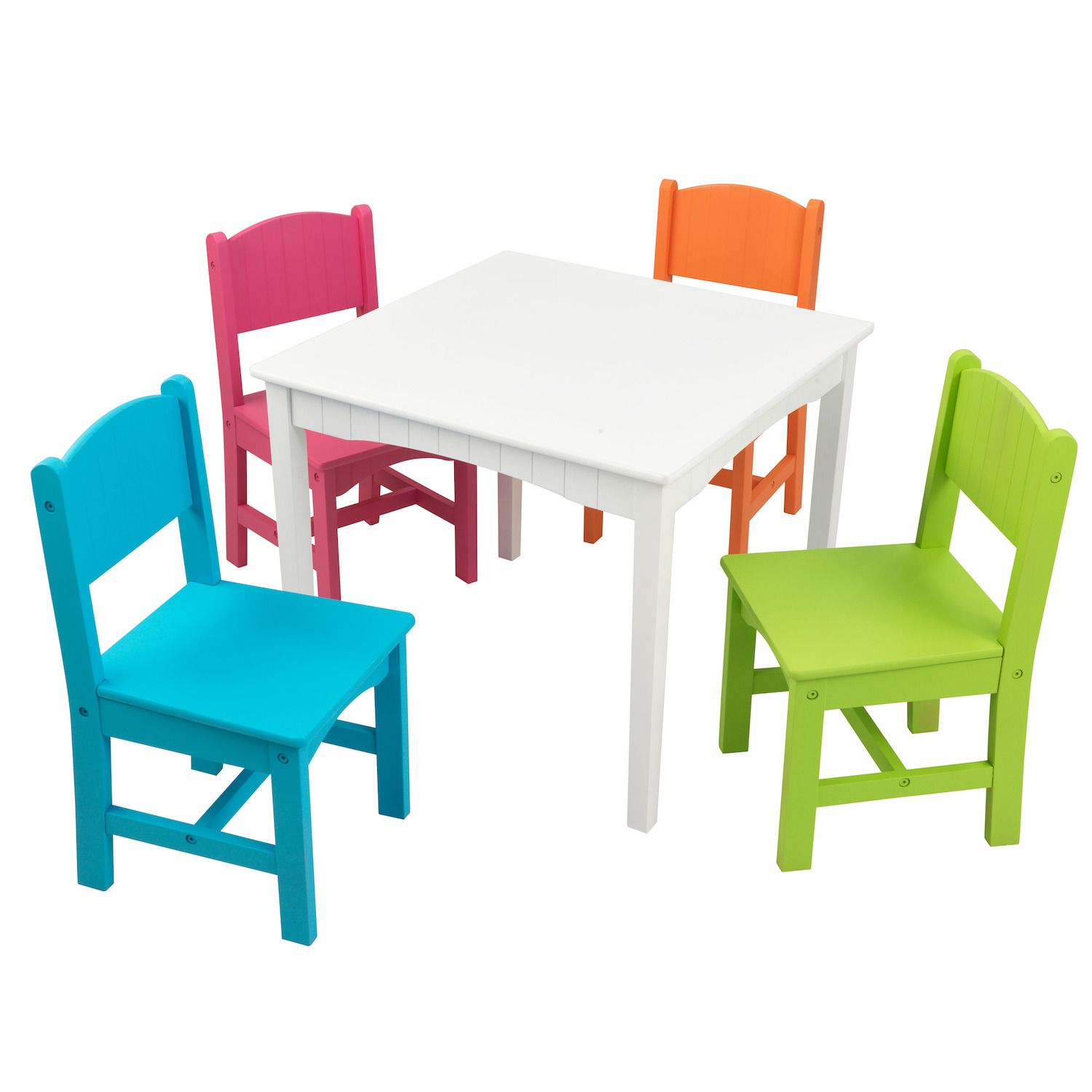 kidkraft round storage table & 4 chair set