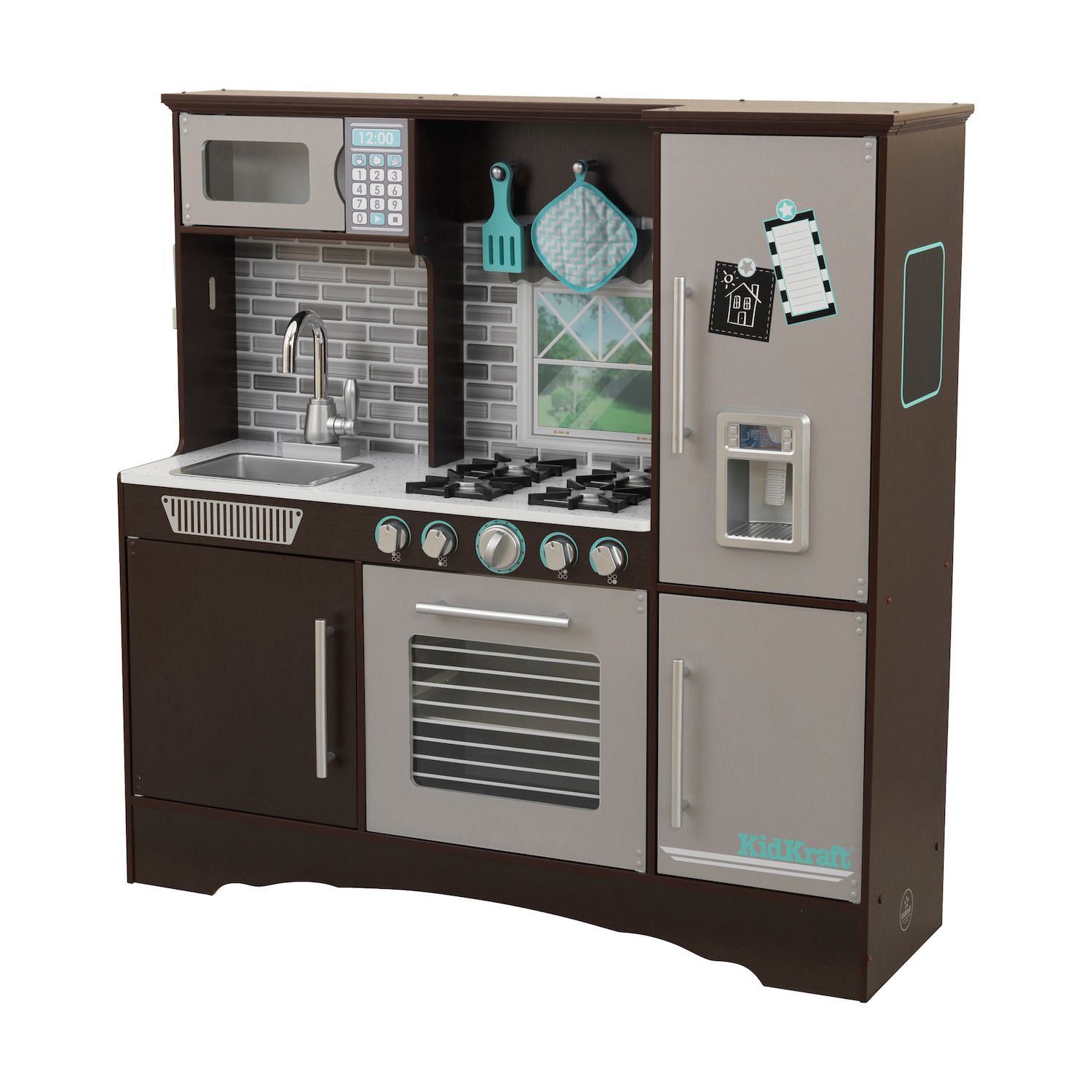 kidkraft espresso play kitchen