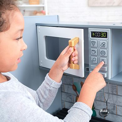 KidKraft Uptown Elite White Play Kitchen with EZ Kraft Assembly