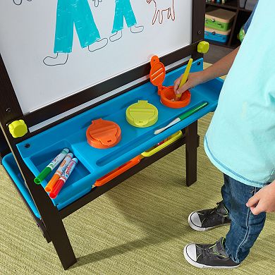 KidKraft Storage Easel - Espresso